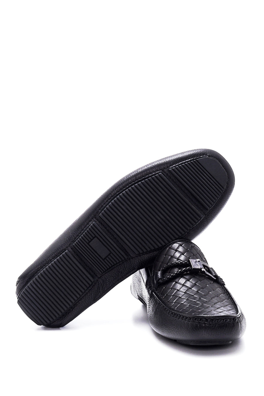 Erkek Deri Baskılı Loafer