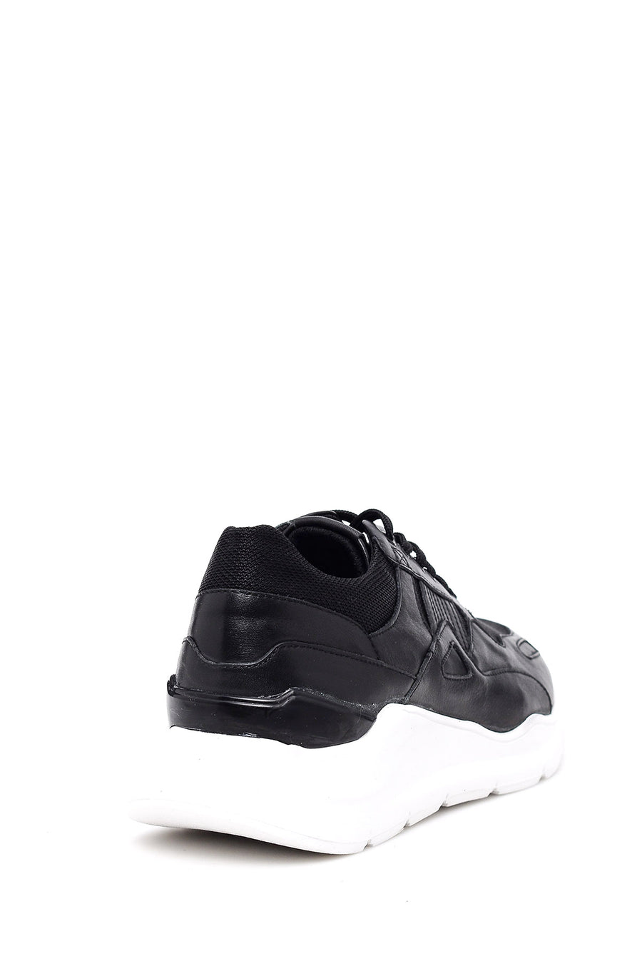 Men's High-Sole Leather Sneaker