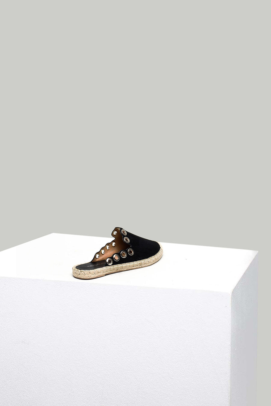 Black Women's Espadrille Slippers