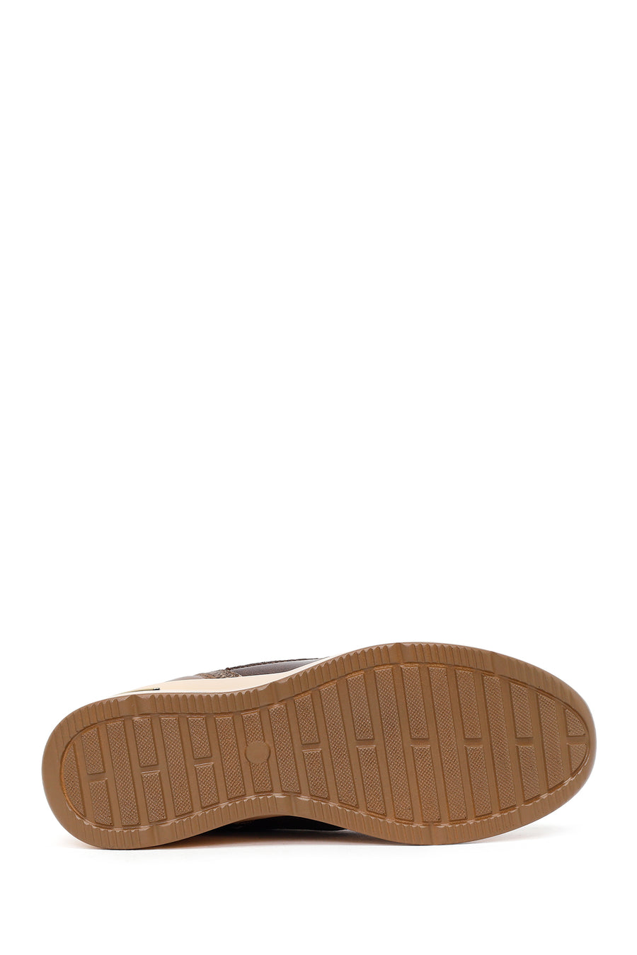 Woman Mink Lace-Up Wedge Sneaker