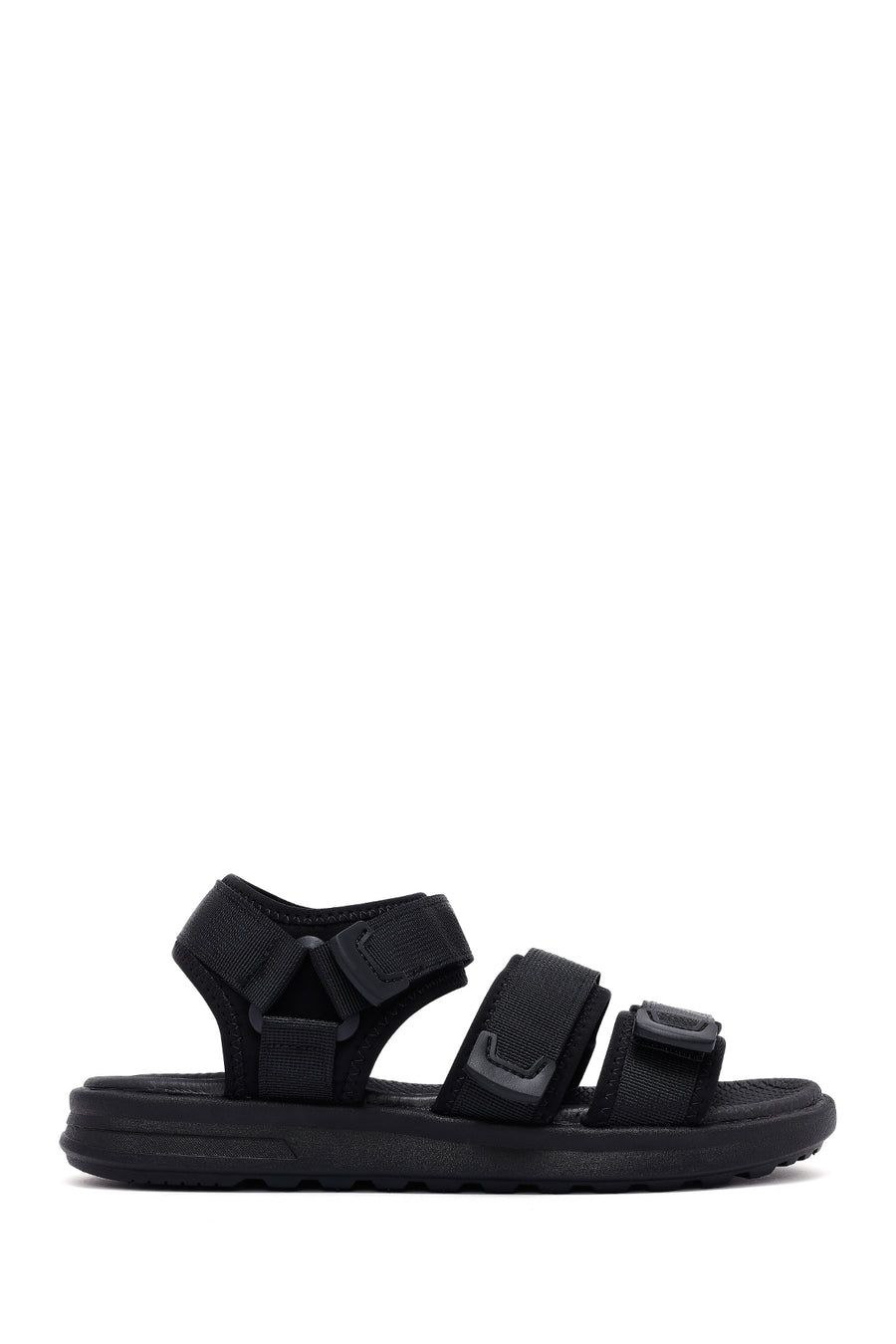 Erkek Siyah Kumaş Sandalet 25SFD696114 | Derimod