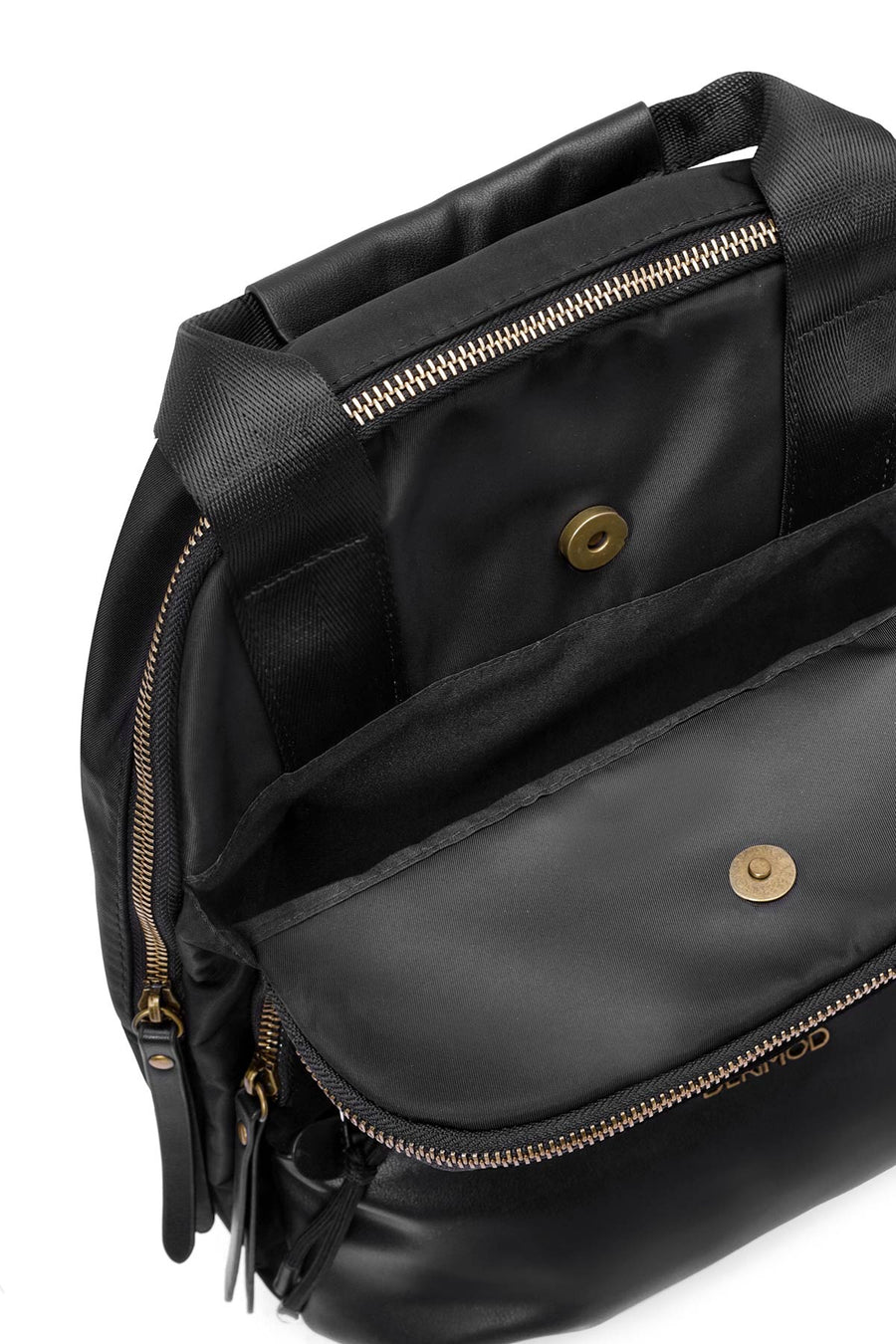 Women's Black Suede Backpack
