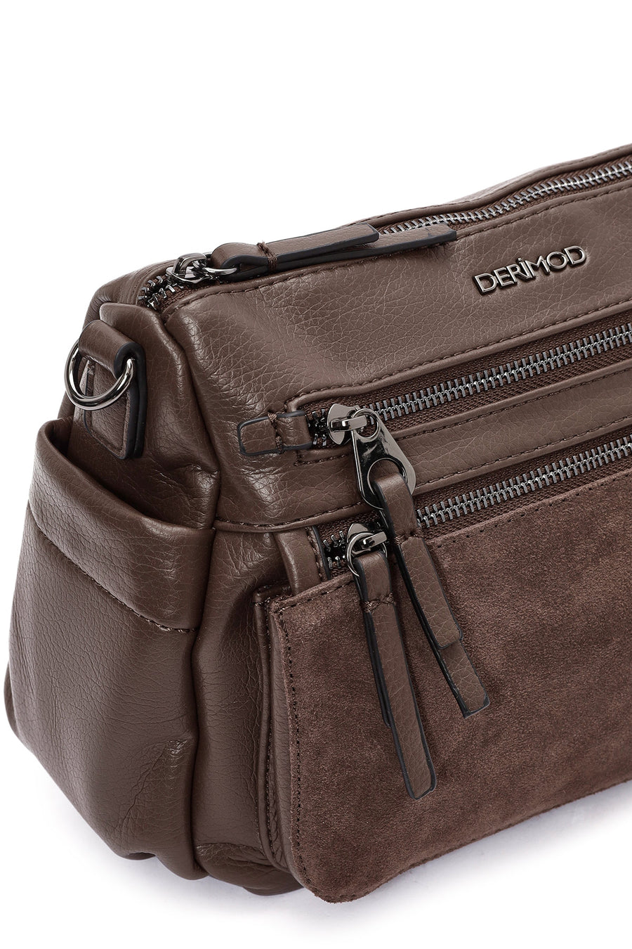 Women's Brown Long Strap Crossbody Bag