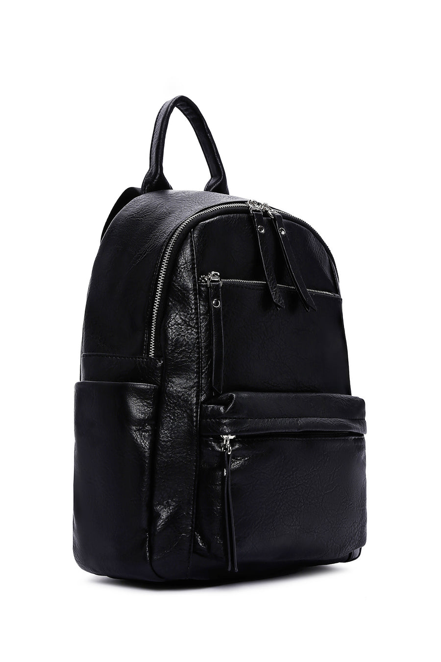 Women's Black Casual Backpack