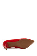 Women's Red Leather Stiletto | Derimod