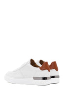 Men's White Leather Sneaker | Derimod