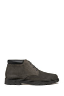 Geox Men's Mink Spherica Ec1 Lace-Up Suede Leather Boots | Derimod