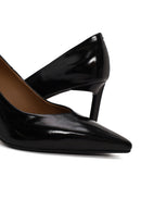 Woman Black Thin-Heeled Patent Leather Leather Stiletto | Derimod