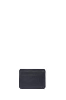 Men's Navy Blue Leather Card Holder | Derimod