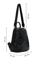 Women's Black Backpack | Derimod