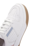 Women's White Thick Soled Sneaker | Derimod