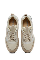 Women's Beige Thick Soled Sneaker | Derimod