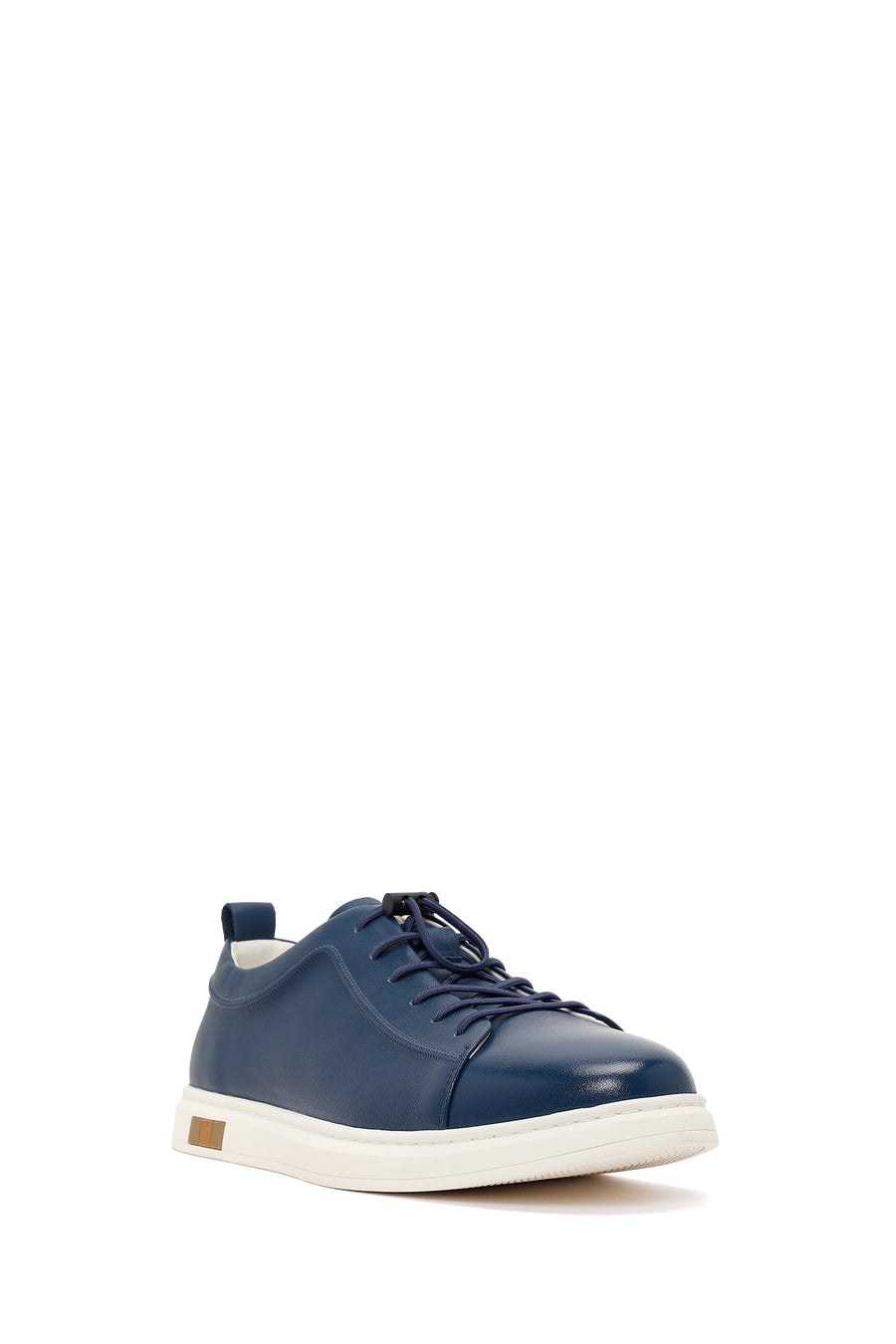 Erkek Lacivert Deri Sneaker