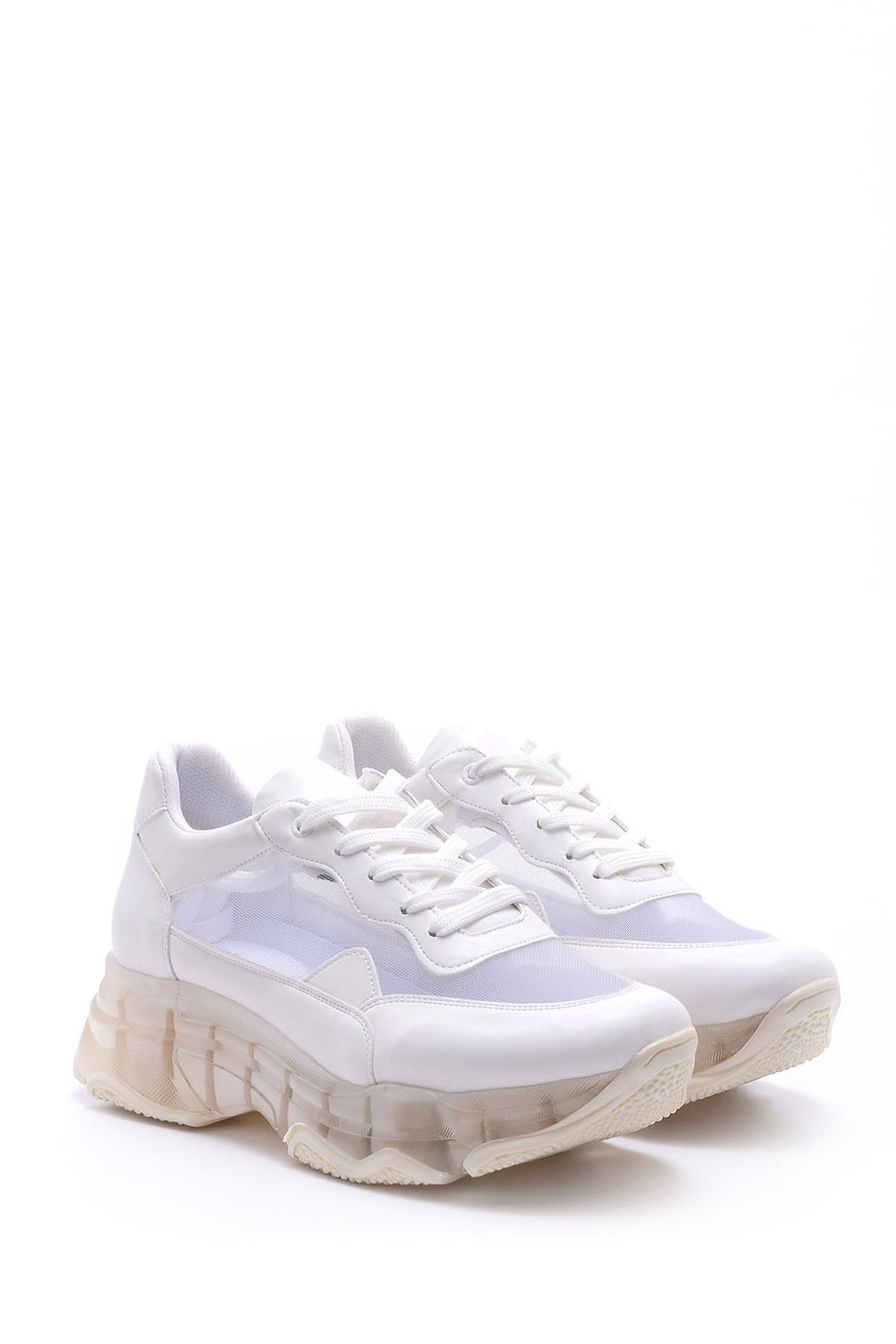 Kadın Şeffaf Tabanlı Sneaker