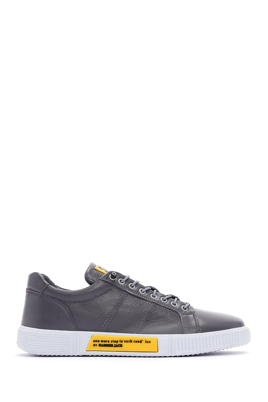 Hammer Jack Erkek Grı Toscana Deri Sneaker 102 20250-M | Derimod