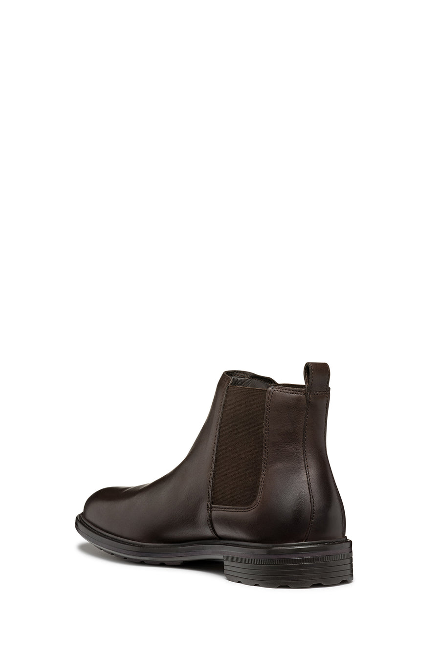 Geox Men's Brown Walk Pleasure Leather Chelsea Boots