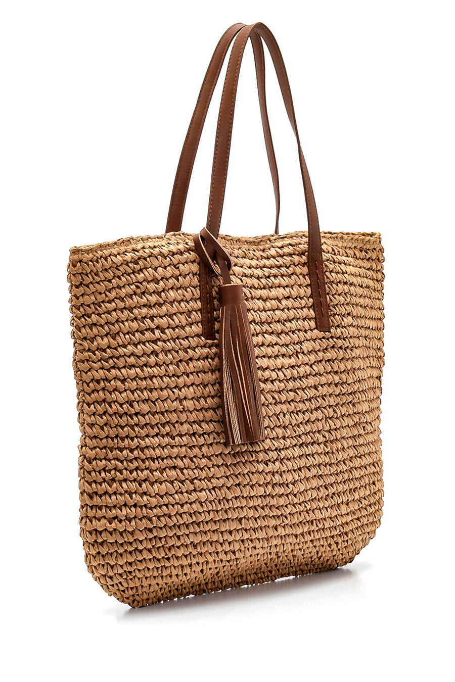 Women's Straw Shoulder Bag