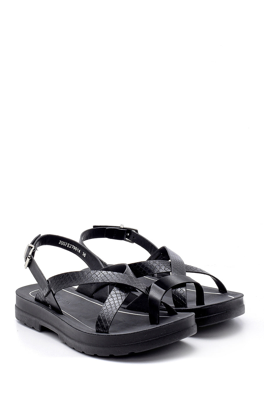 Women's Snakeskin Patterned Sandals