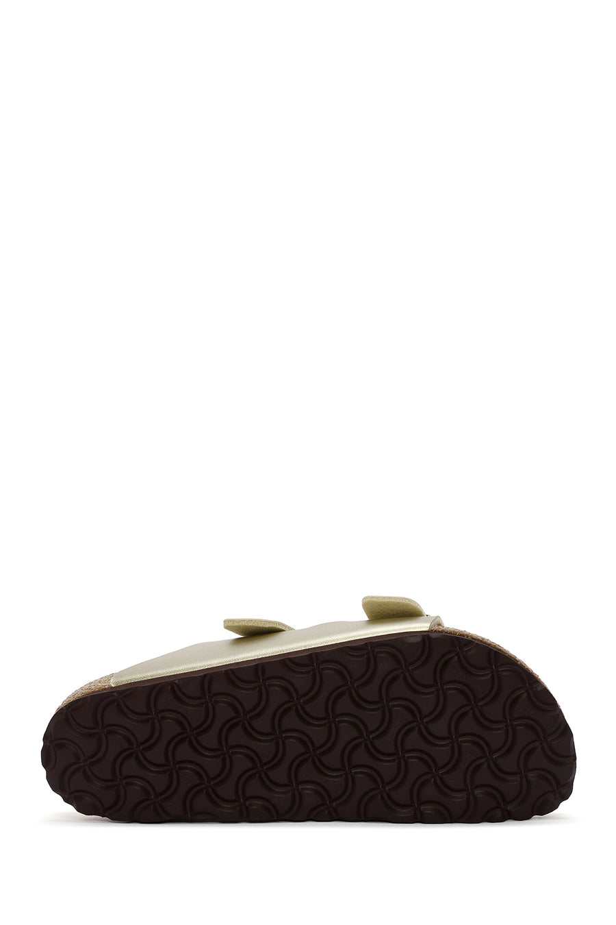 Birkenstock Women's Gold Arizona Bf Double Buckle Slippers