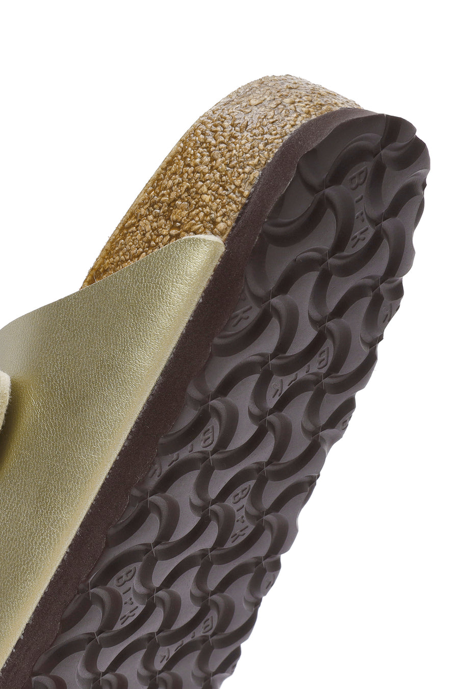 Birkenstock Women's Gold Arizona Bf Double Buckle Slippers