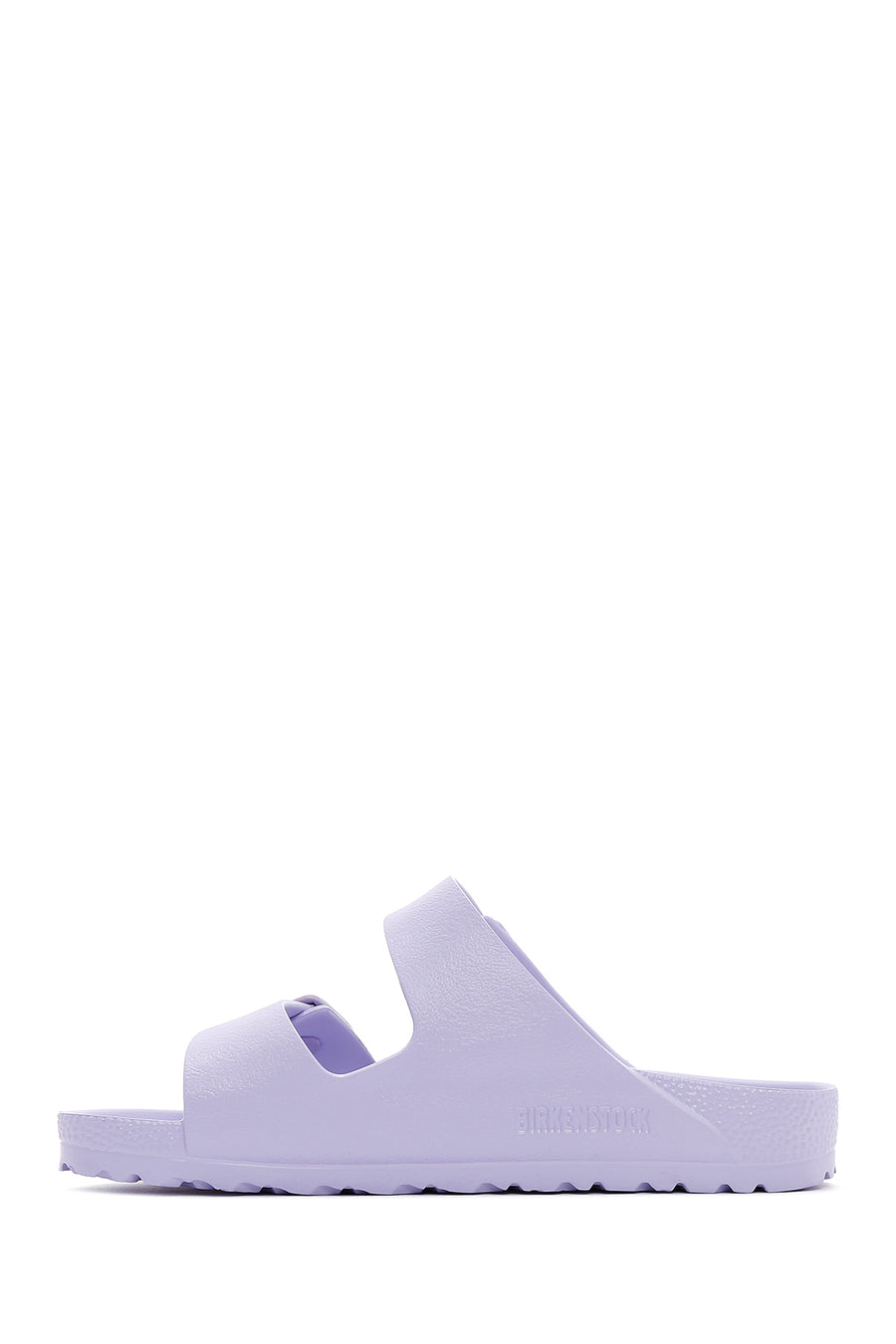 Birkenstock Women's Purple Leather Double Buckle Arizona Eva Flat Slippers