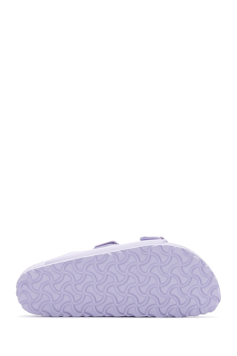 Birkenstock Women's Purple Leather Double Buckle Arizona Eva Flat Slippers