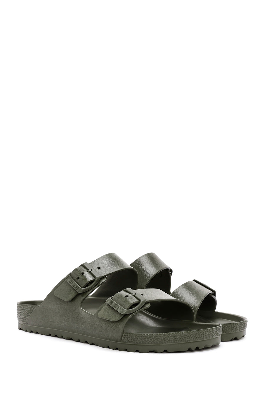 Birkenstock Men's Green Arizona Eva Double Buckle Slippers