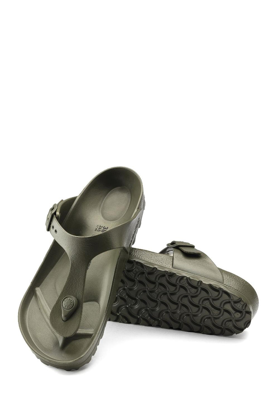 Birkenstock Men's Green Gizeh Eva Flip Flops