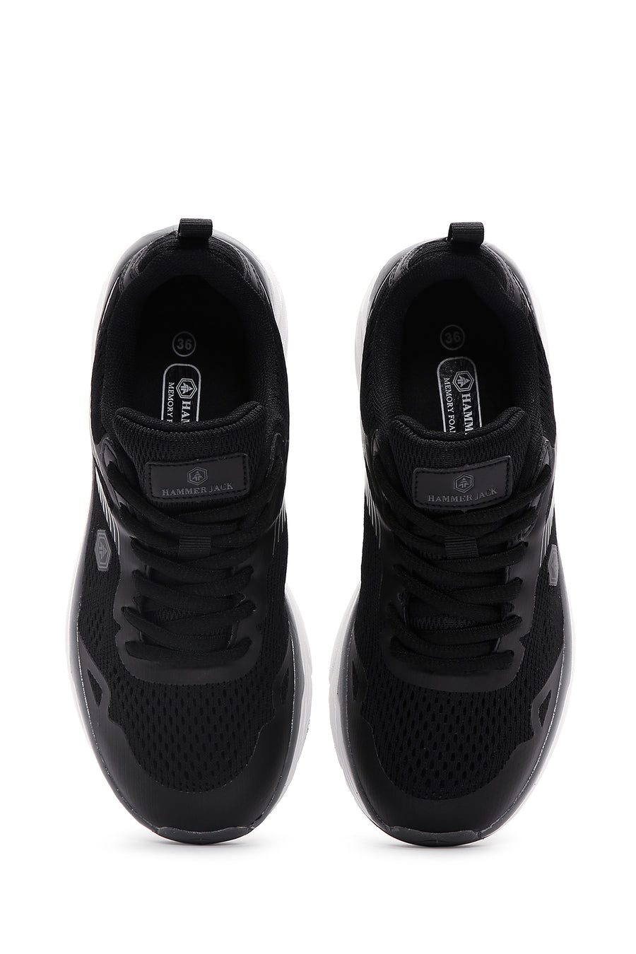 Hammer Jack Kadın Siyah Reina Z Kalın Tabanlı Sneaker