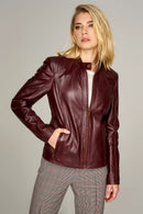 Norma Women's Leather Jacket | Derimod