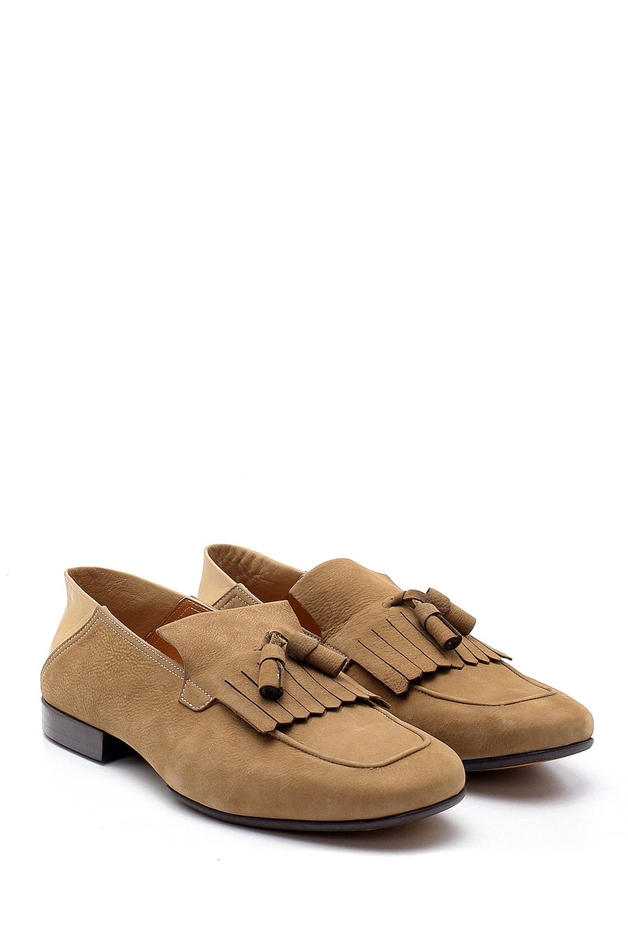 Erkek Nubuk Püskül Detaylı Loafer