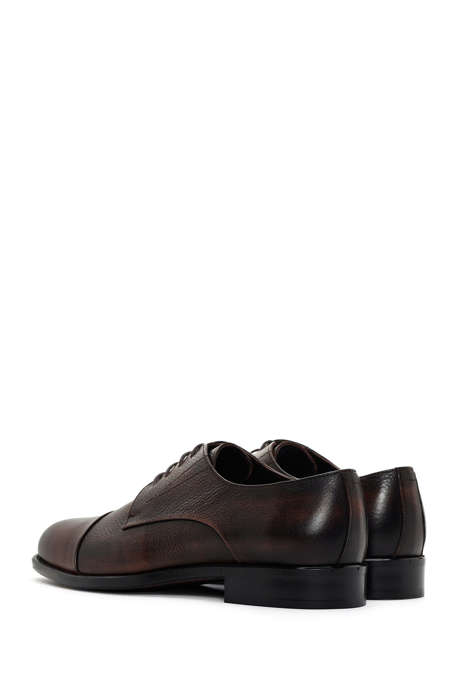 Men's Brown Laced Leather Classic Shoes