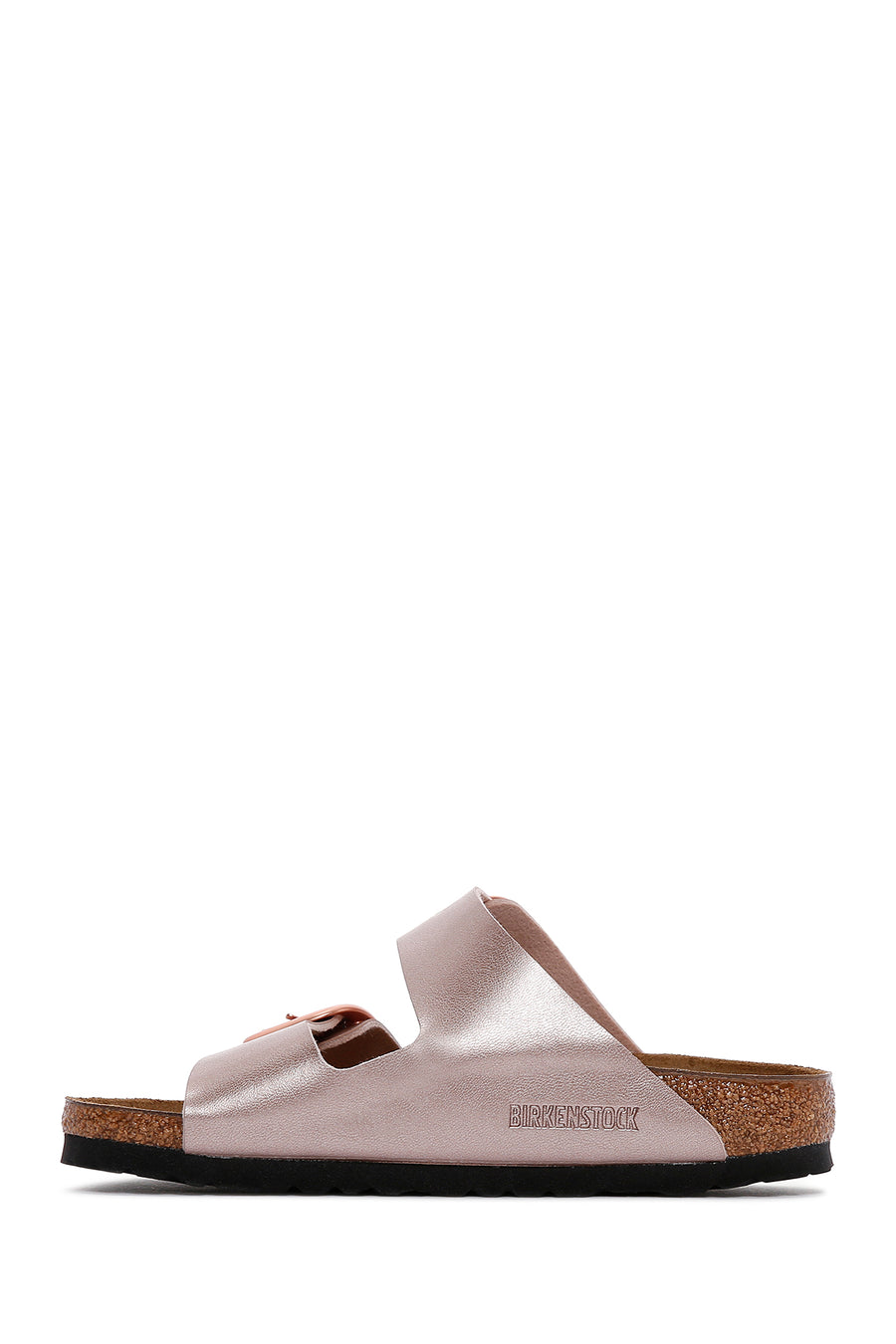 Birkenstock Kadın Bakır Deri Arizona BB Metallic Tokalı Terlik
