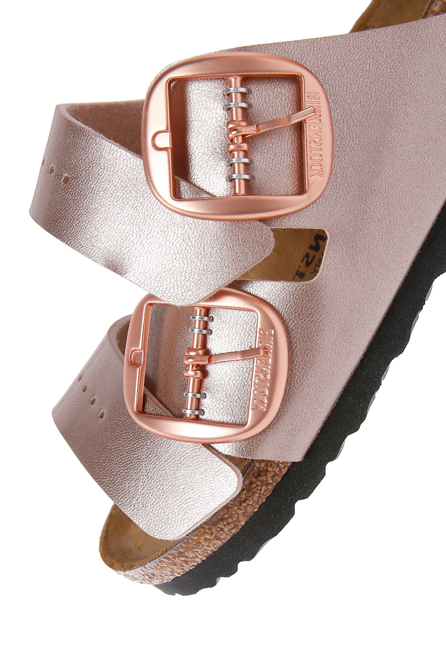 Birkenstock Kadın Bakır Deri Arizona BB Metallic Tokalı Terlik