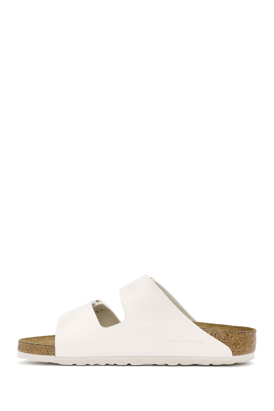 Birkenstock Women's White Arizona Bf Double-Strap Slippers