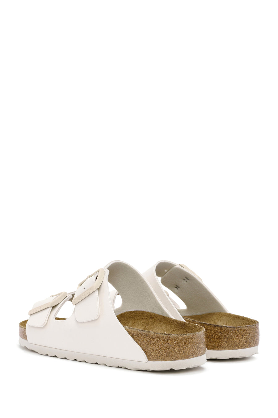 Birkenstock Women's White Arizona Bf Double-Strap Slippers