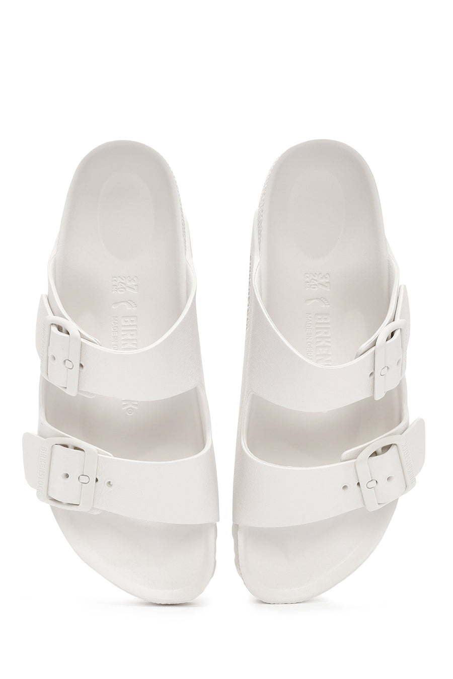 Birkenstock Women's White Arizona Eva Double-Strap Slippers