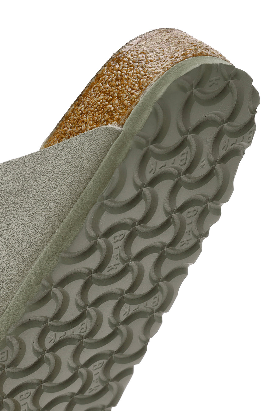 Birkenstock Men's Green Arizona Bf Double Buckle Slippers