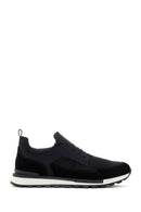 Men's Black Lace-up Leather Sneaker | Derimod