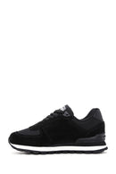 Hammer Jack Women's Black Nubuck Leather Peru G Sneaker | Derimod