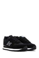 Hammer Jack Women's Black Nubuck Leather Peru G Sneaker | Derimod
