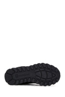 Hammer Jack Women's Black Nubuck Leather Peru G Sneaker | Derimod