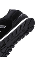 Hammer Jack Women's Black Nubuck Leather Peru G Sneaker | Derimod