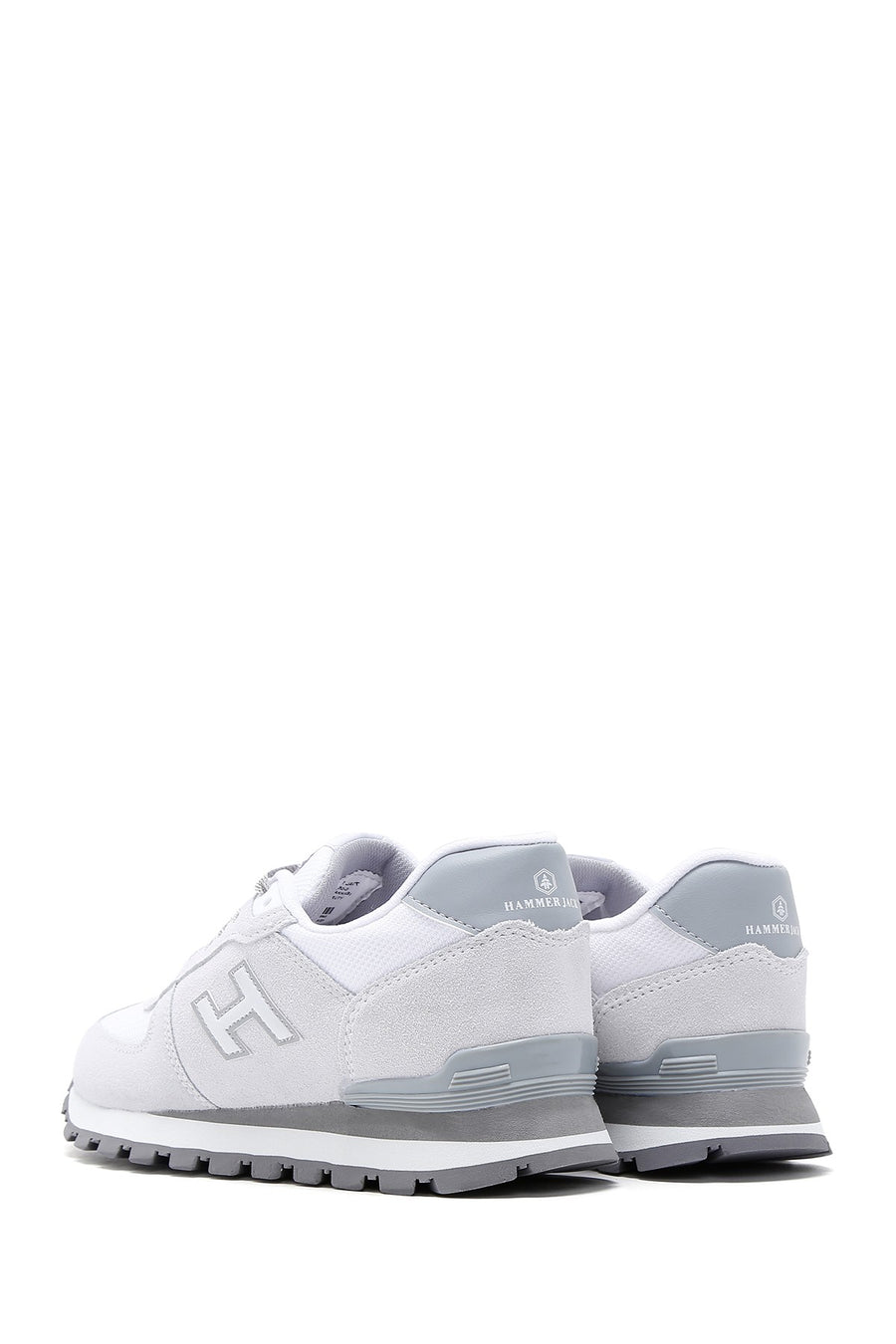 Hammer Jack Women's Grey-White Nubuck Leather Peru G Sneaker