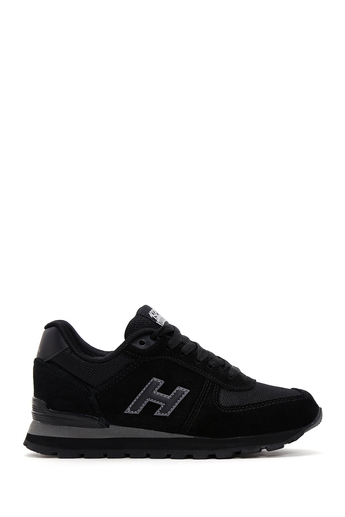 Hammer Jack Kadın Siyah-Füme Nubuk Deri Peru G Sneaker 102 19250-G | Derimod