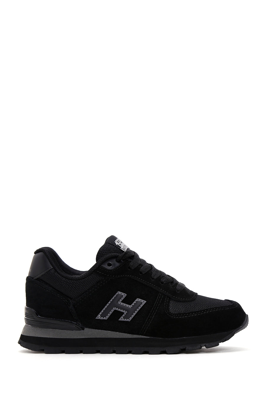 Hammer Jack Kadın Siyah-Füme Nubuk Deri Peru G Sneaker 102 19250-G | Derimod