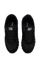 Hammer Jack Kadın Siyah-Füme Nubuk Deri Peru G Sneaker | Derimod