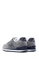 Hammer Jack Men's Gray Peru Suede Leather Sneaker | Derimod