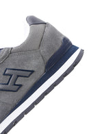 Hammer Jack Men's Gray Peru Suede Leather Sneaker | Derimod