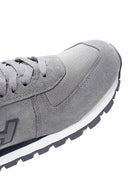 Hammer Jack Men's Gray Peru Suede Leather Sneaker | Derimod